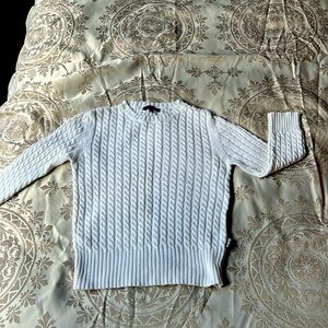 Burberry white summer sweater